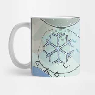 Snowflake Pattern Mug